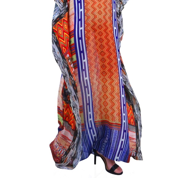 Caftans -Women's Kaftan Dress - Colors Of Fashion - Picture 4 of 5